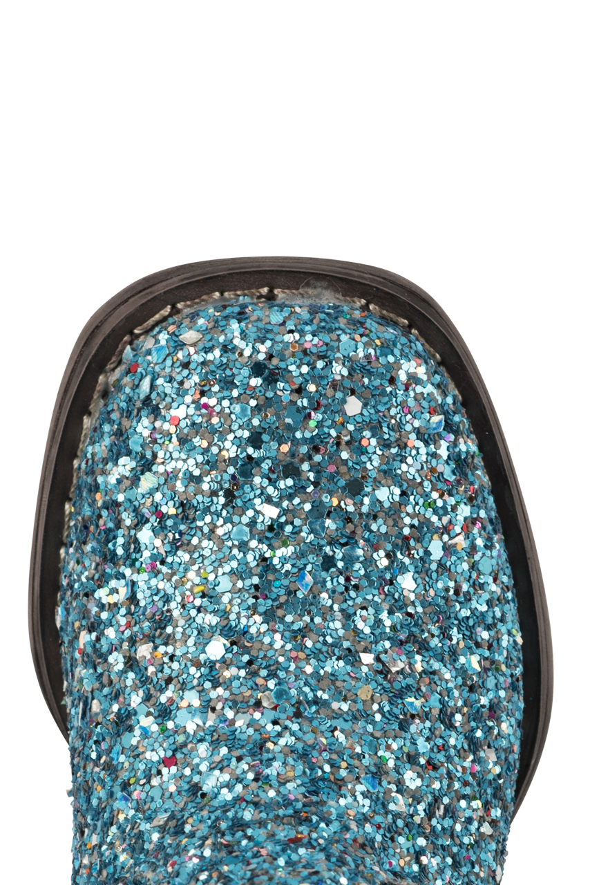 Roper Blue Glitter Galore Toddler Boots