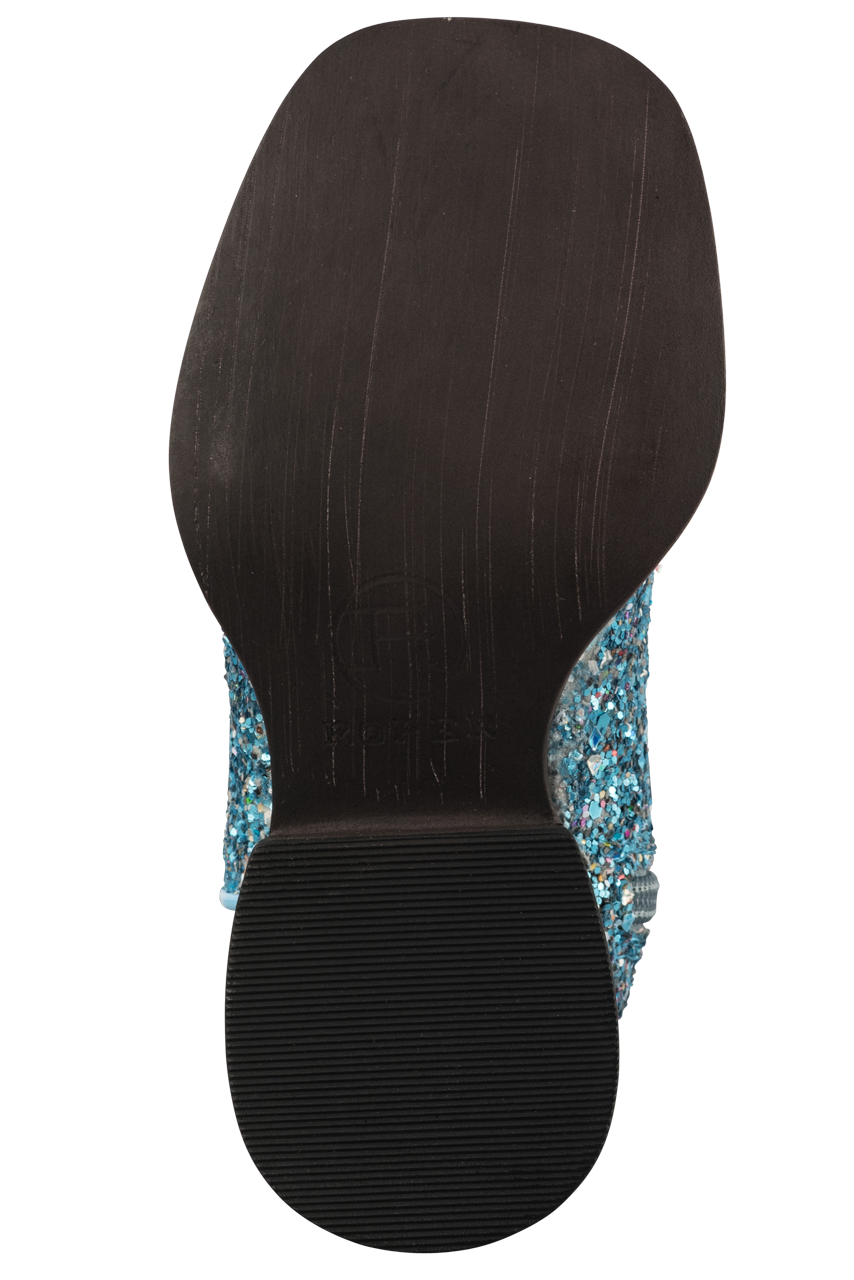Roper Blue Glitter Galore Toddler Boots