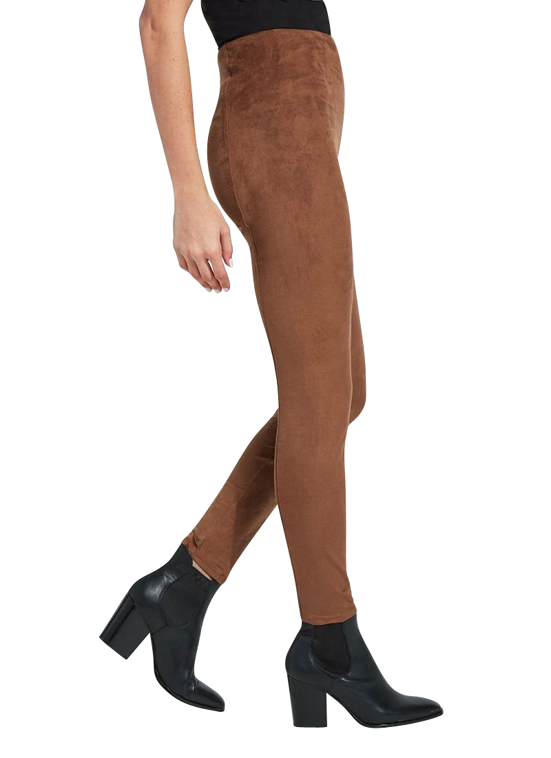 Lysse High Waisted Suede Leggings