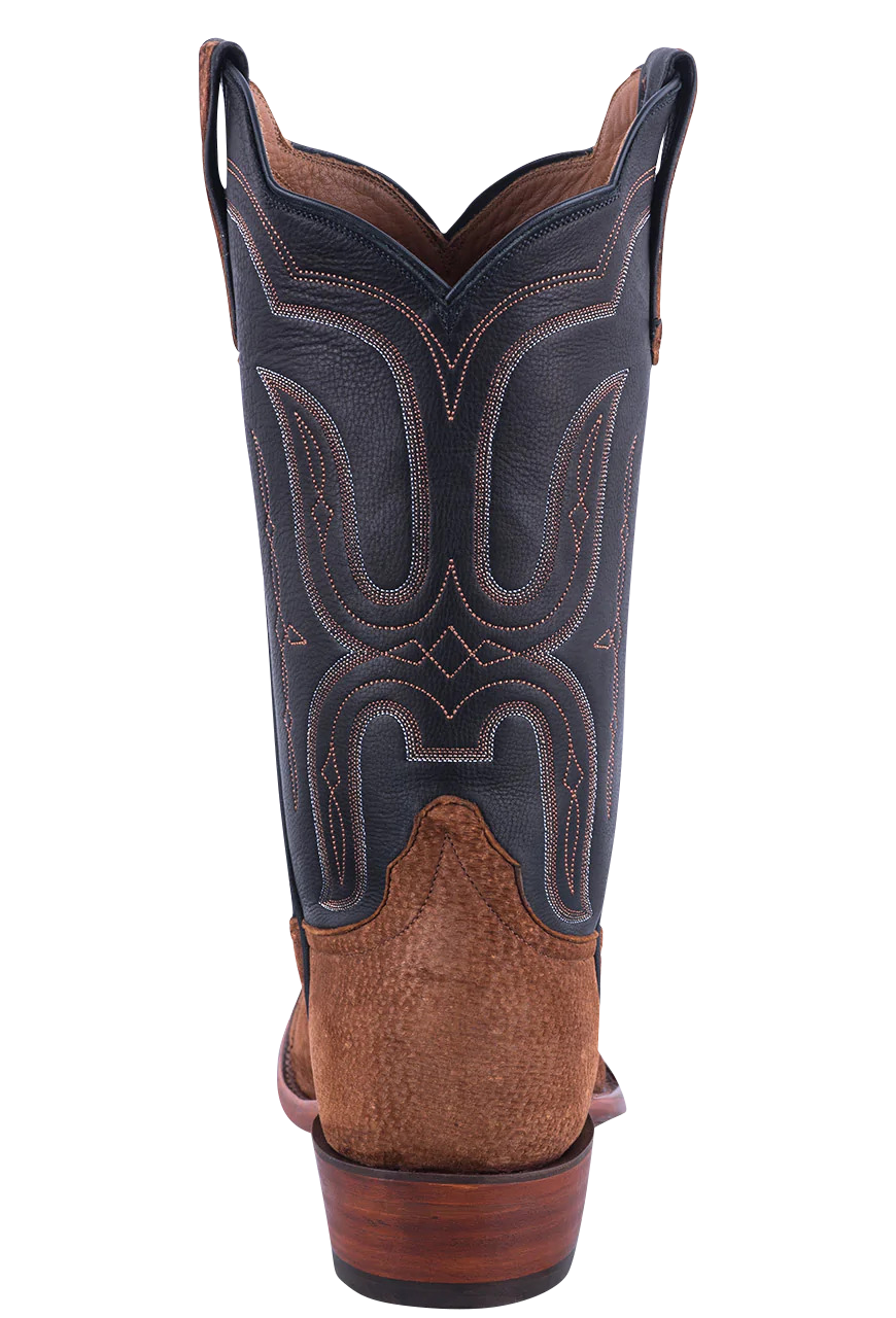 Rios of Mercedes Men's Carpincho Cowboy Boots - Rust