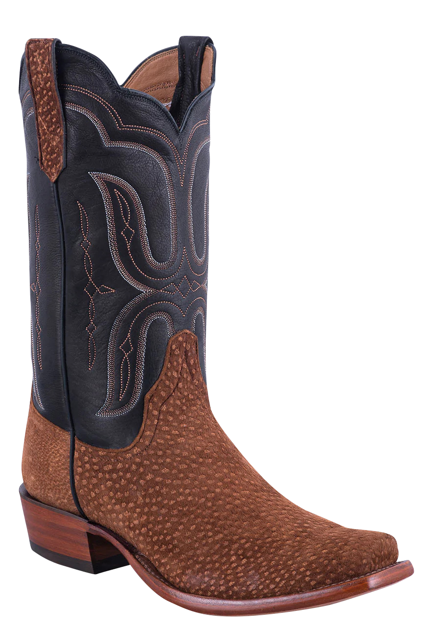 Rios of Mercedes Men's Carpincho Cowboy Boots - Rust