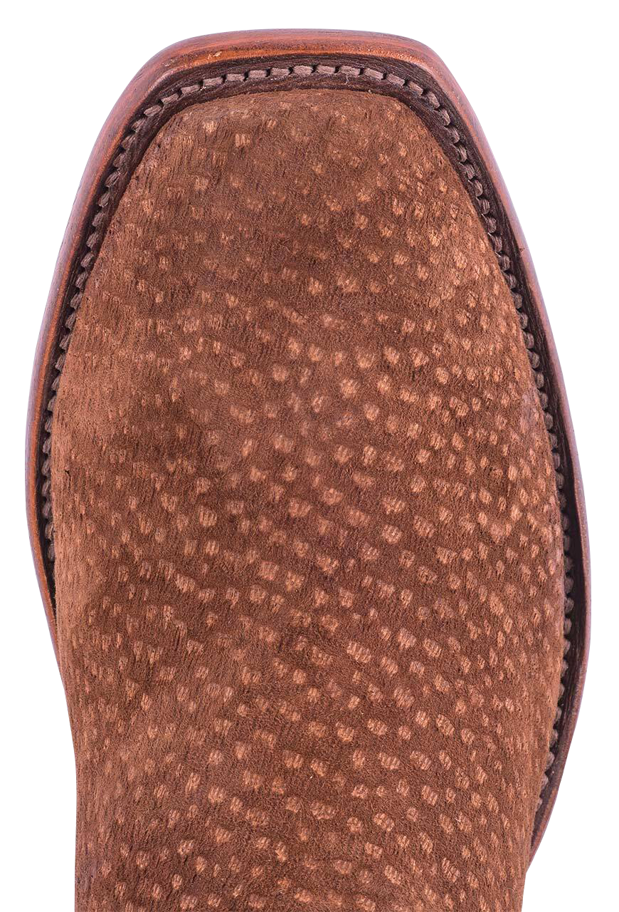 Rios of Mercedes Men's Carpincho Cowboy Boots - Rust