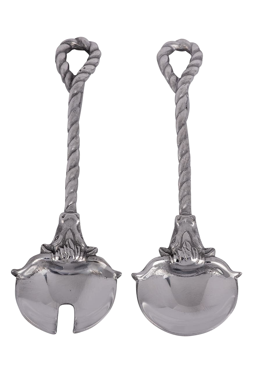 Arthur Court Longhorn Serving Set