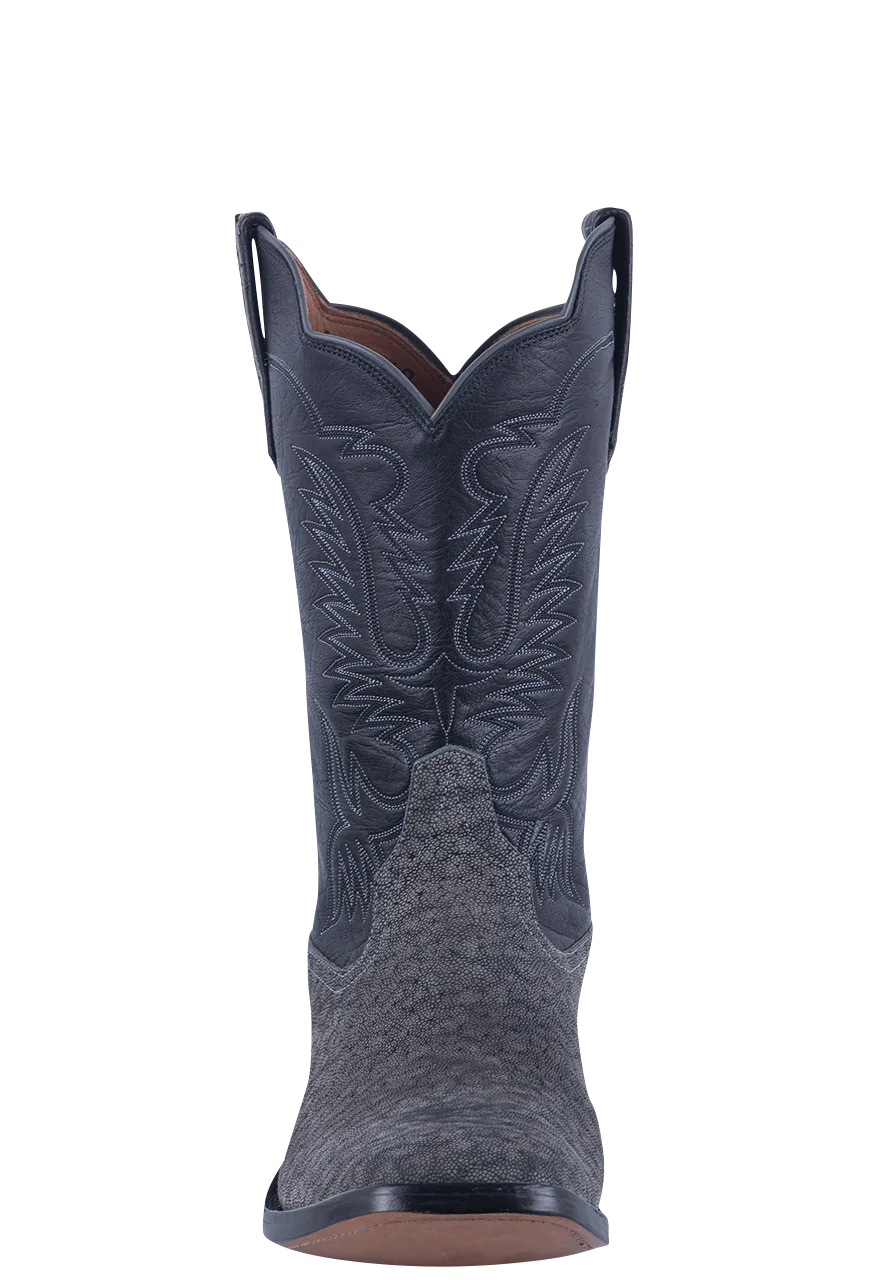 Rios of Mercedes Elephant Milan Cowboy Boots - Granite