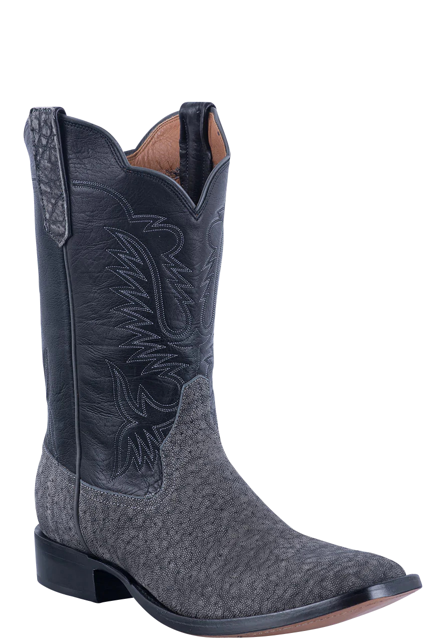 Rios of Mercedes Elephant Milan Cowboy Boots - Granite
