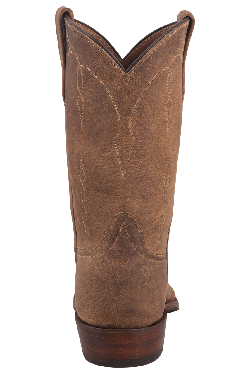 Rios of Mercedes Men's Elk Bottom Roper Boots - Sand