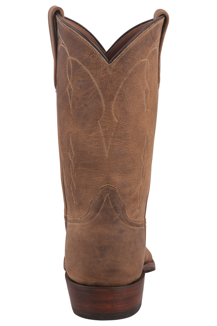 Rios of Mercedes Elk Bottom Roper Boots - Sand
