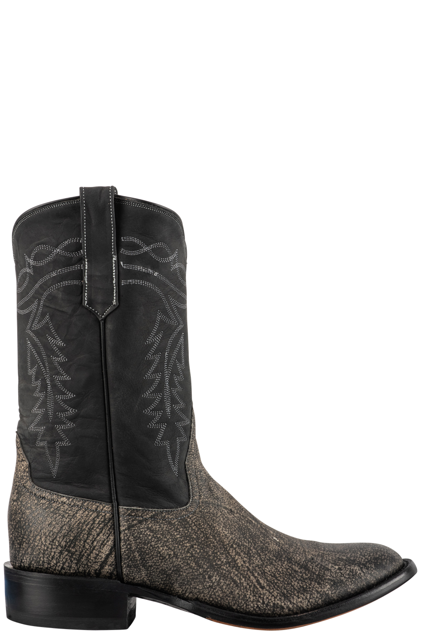Rios of Mercedes Men's Cape Buffalo Cowboy Boots - Gray
