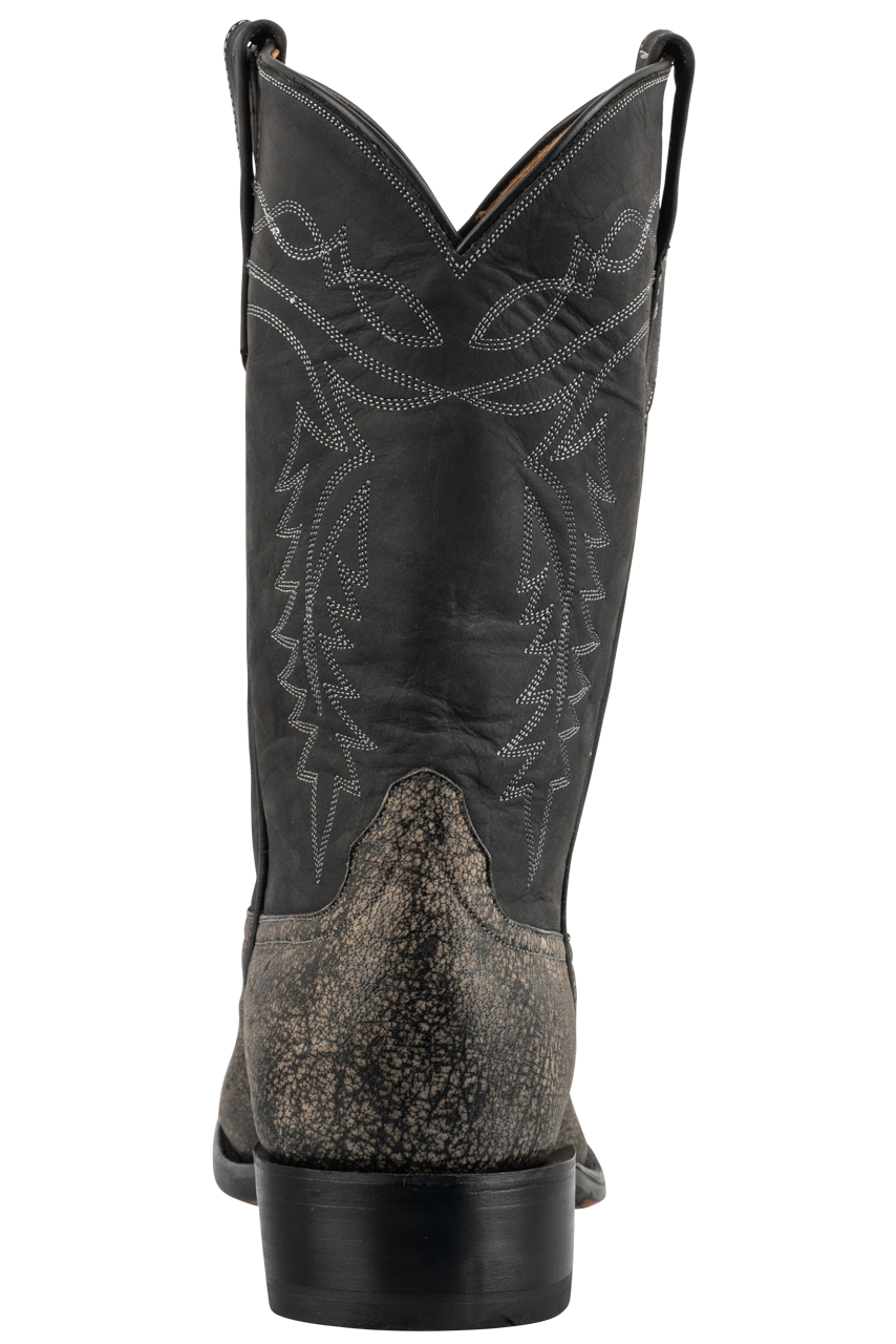 Rios of Mercedes Men's Cape Buffalo Cowboy Boots - Gray