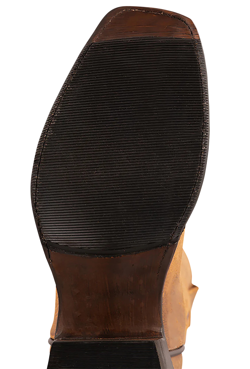 Rios of Mercedes Men's Light Brown Kudu Antelope Cowboy Boots