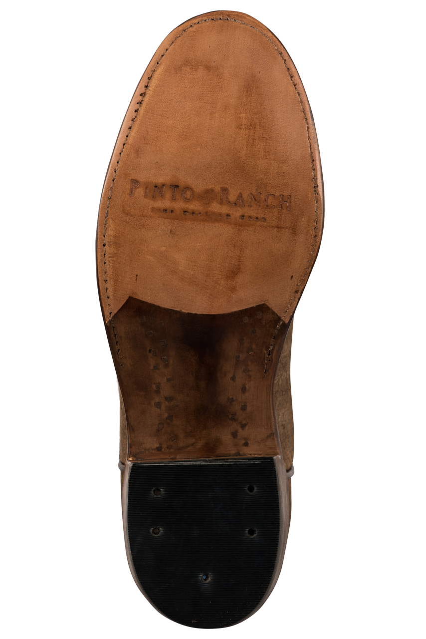 Rios of Mercedes Men's Buffed Elephant Boots - Tan