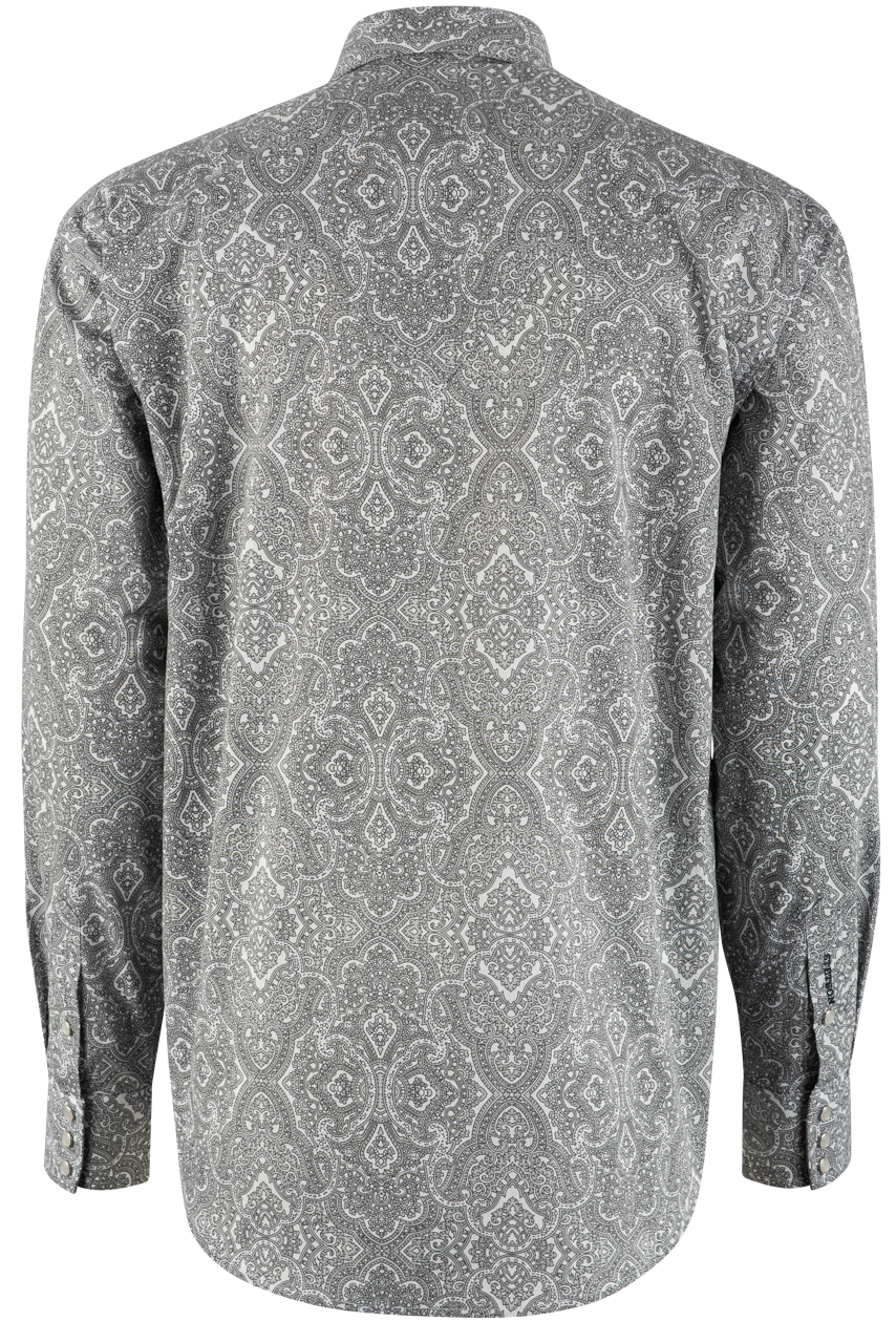 Stetson Highland Paisley Long Sleeve Pearl Snap Shirt