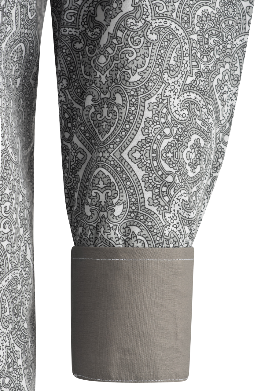 Stetson Highland Paisley Long Sleeve Pearl Snap Shirt