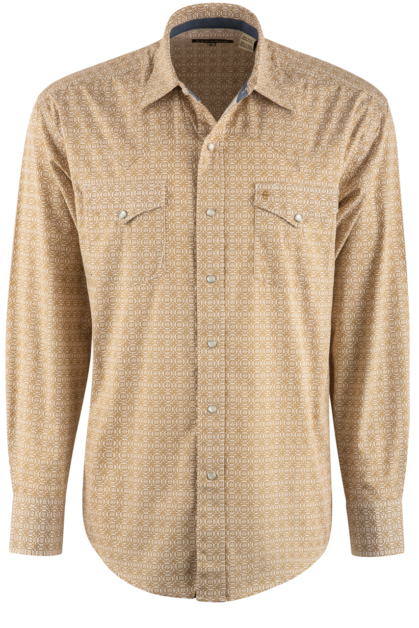 Stetson Gold Rush Long Sleeve Pearl Snap Shirt