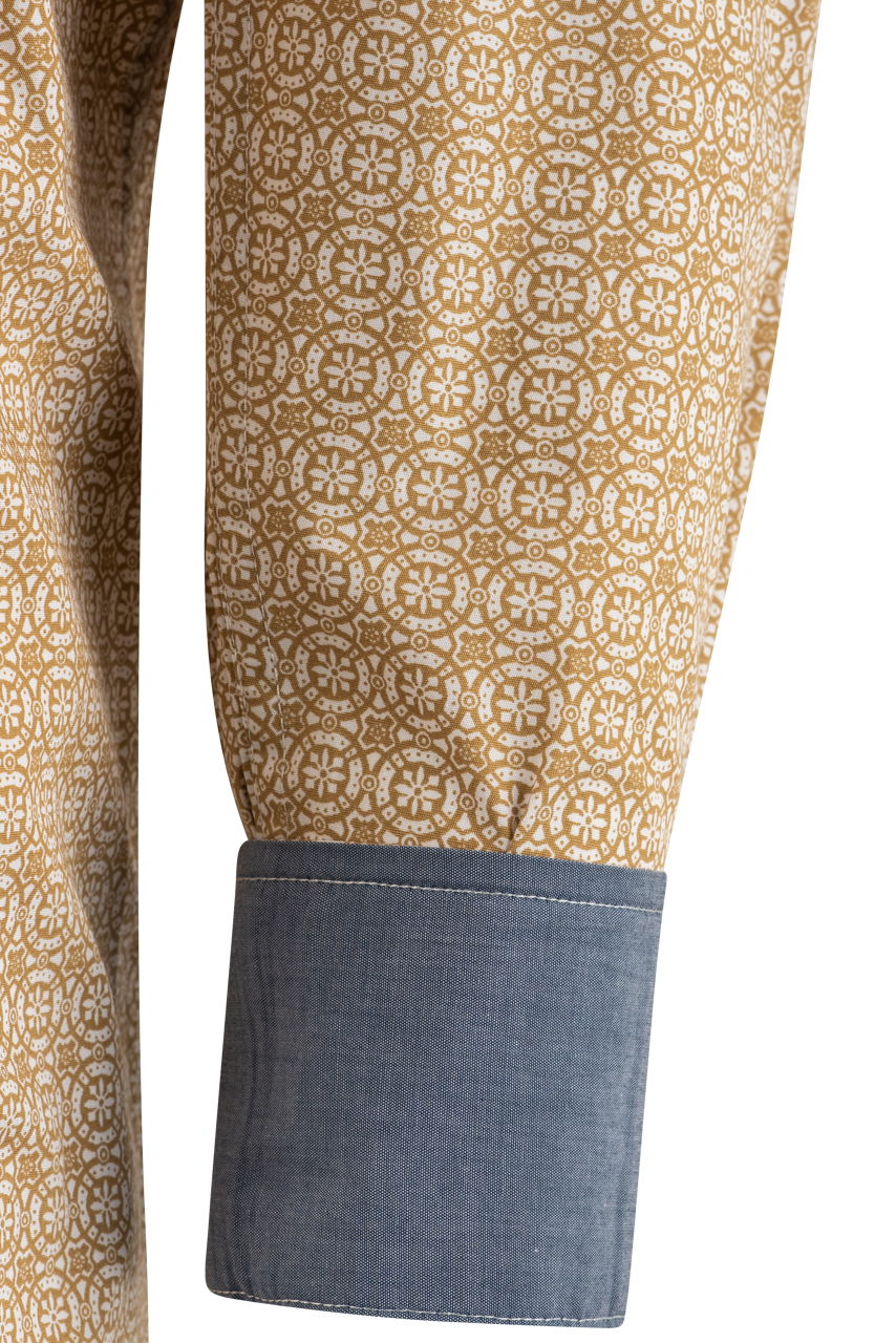 Stetson Gold Rush Long Sleeve Pearl Snap Shirt