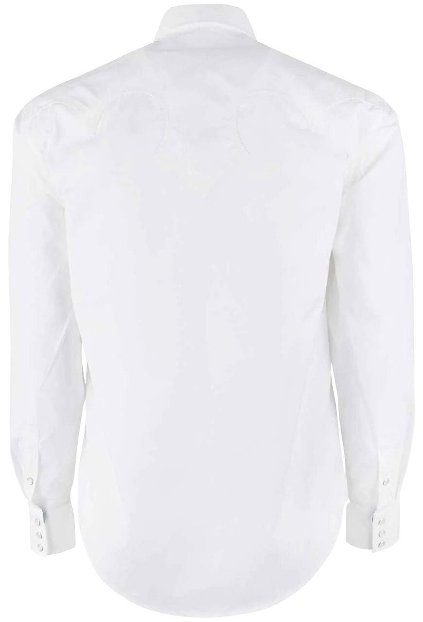 Stetson Men's Snap Front Shirt - Optic White
