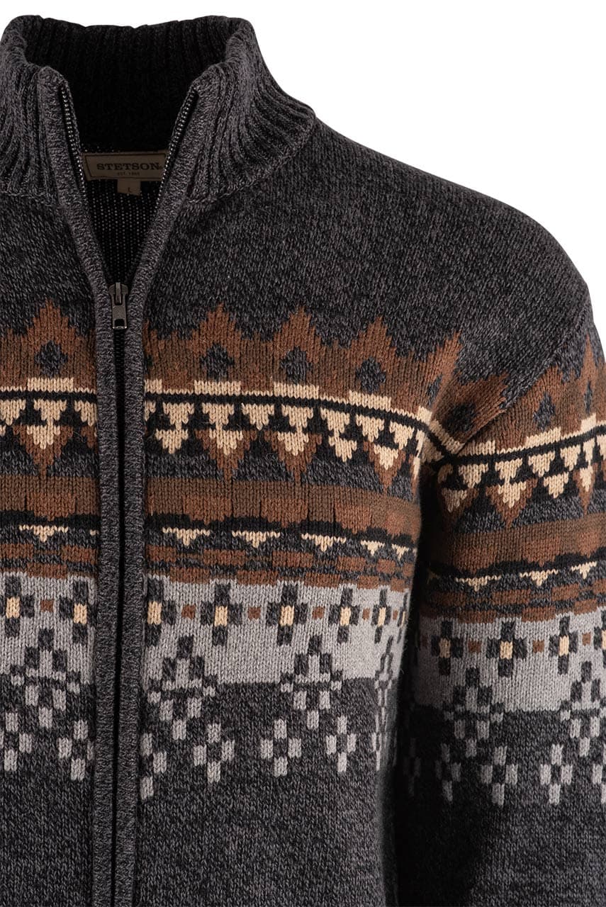 Stetson Western Zip Cardigan