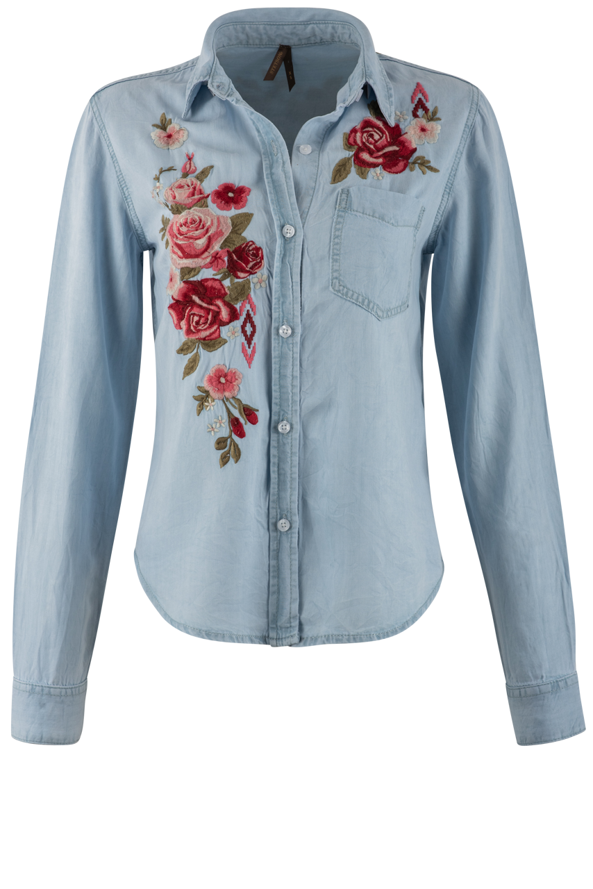 Stetson Women's Python Rose Blouse