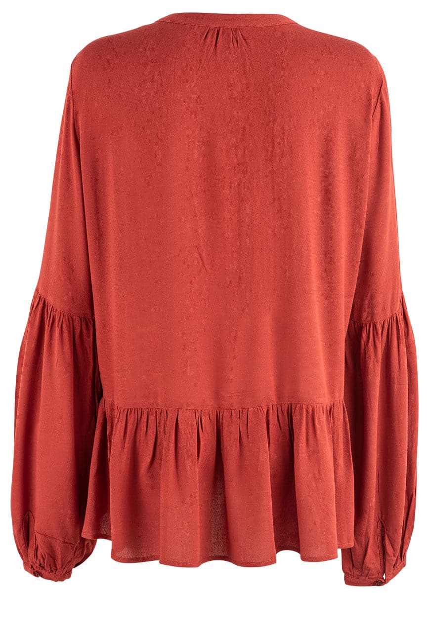 Stetson Rust Peasant Top