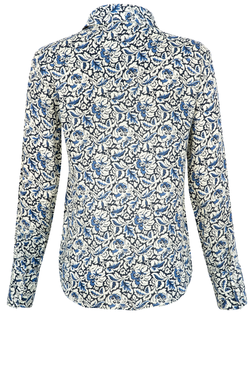 Stetson Women's Indigo Tapestry Western Blouse