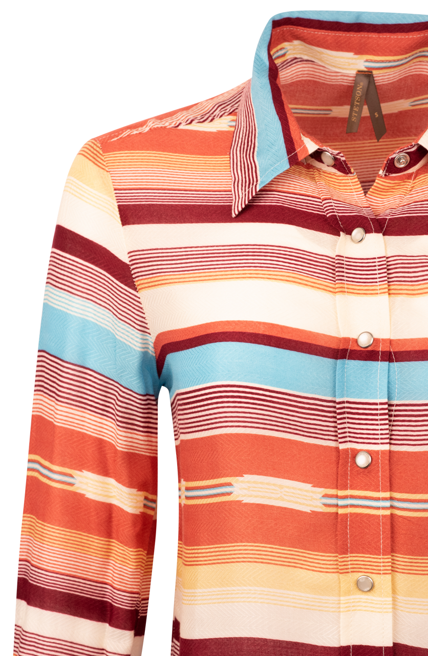 Stetson Women's Sunset Serape Print Top