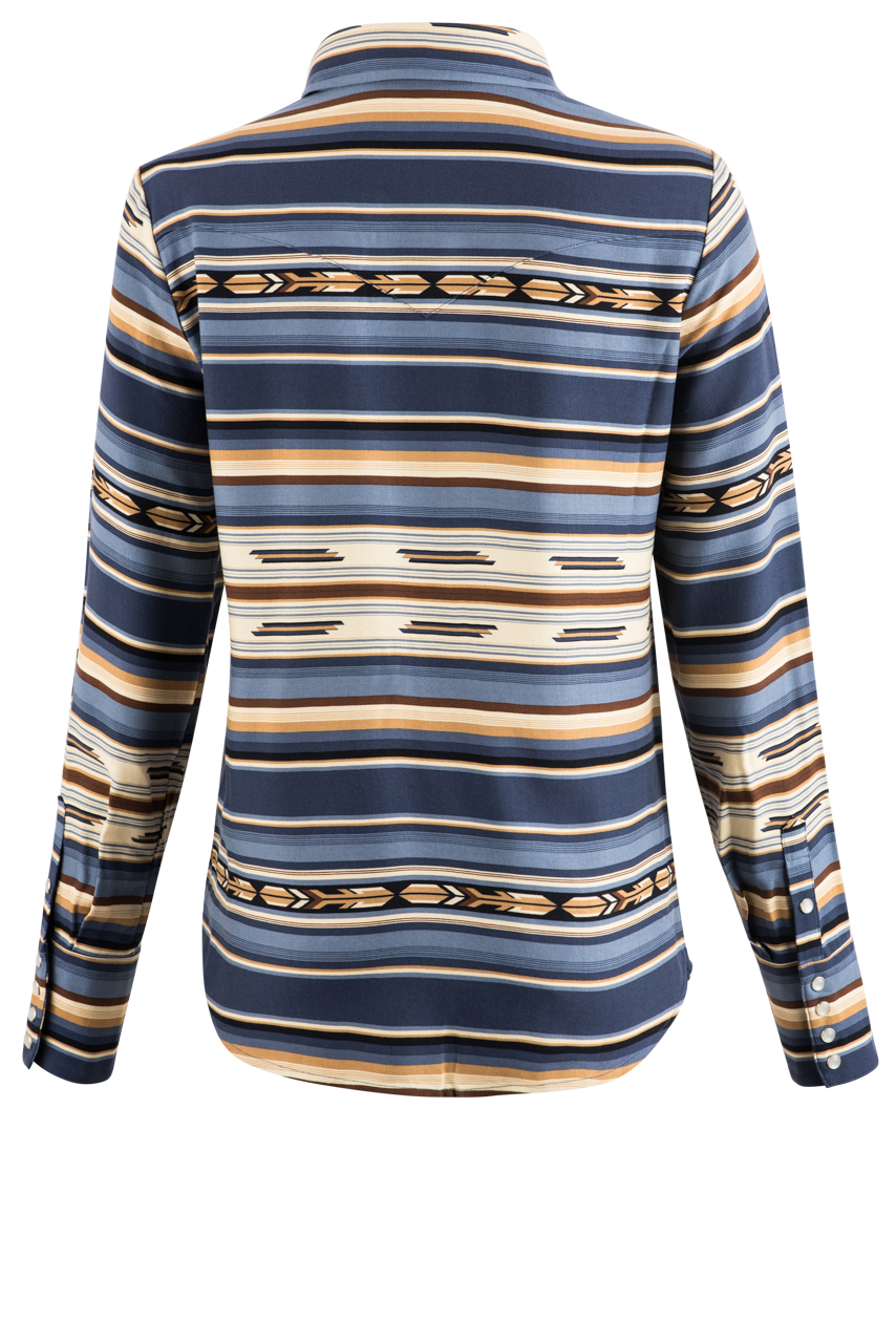 Stetson Women's Indigo Serape Western Top