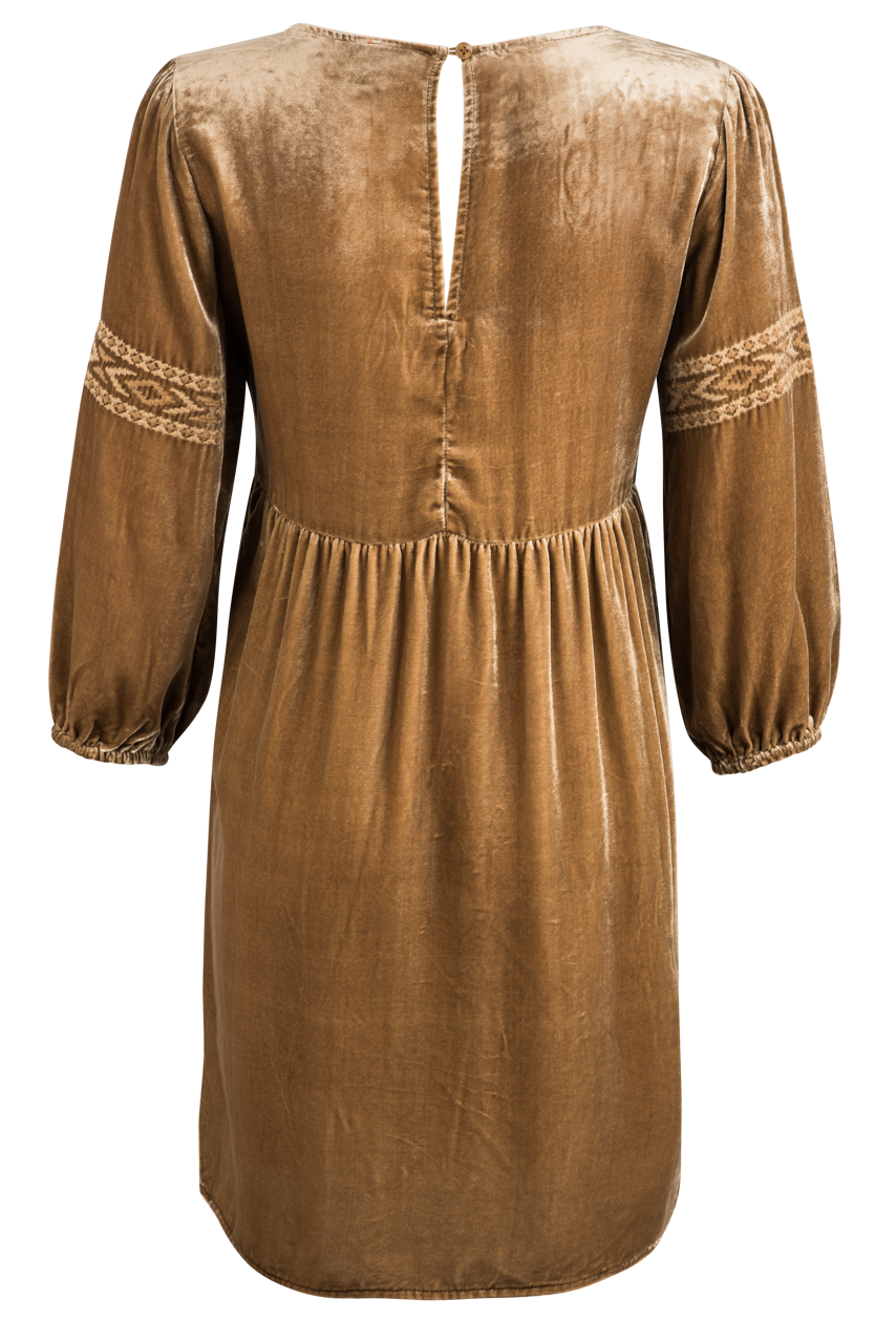 Stetson Women's Velvet Babydoll Dress