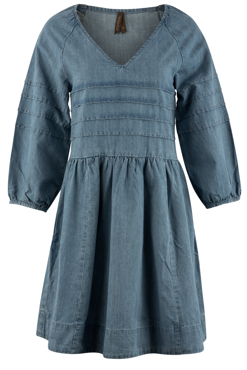 Stetson Women's Denim Pleated Top Dress