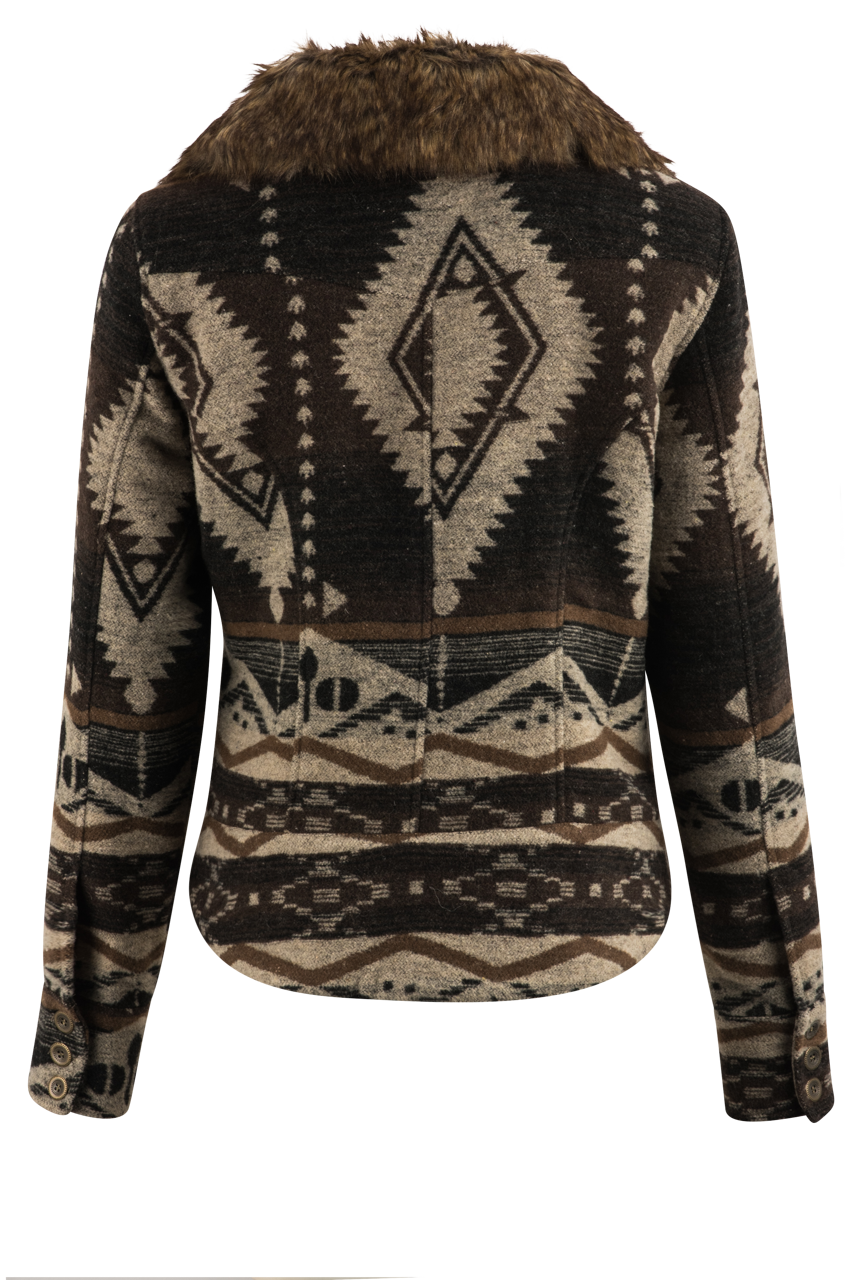 Stetson Women's Brown Aztec Jacket