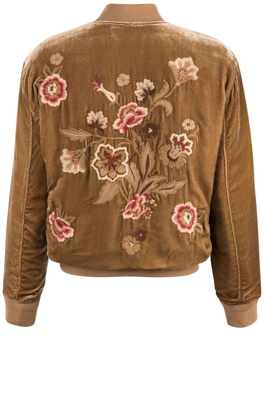 Stetson Women's Velvet Bomber Jacket