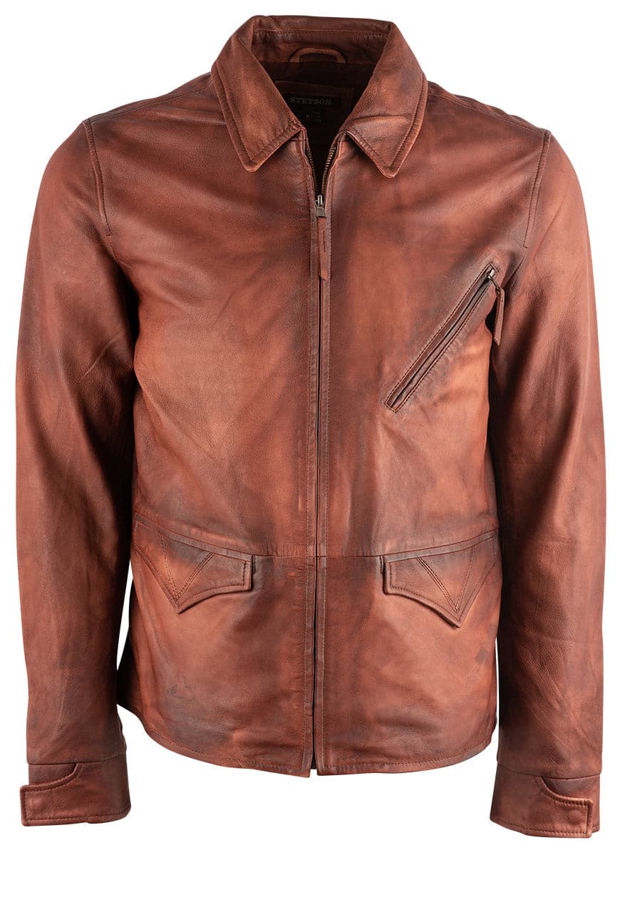 Stetson clearance leather jacket