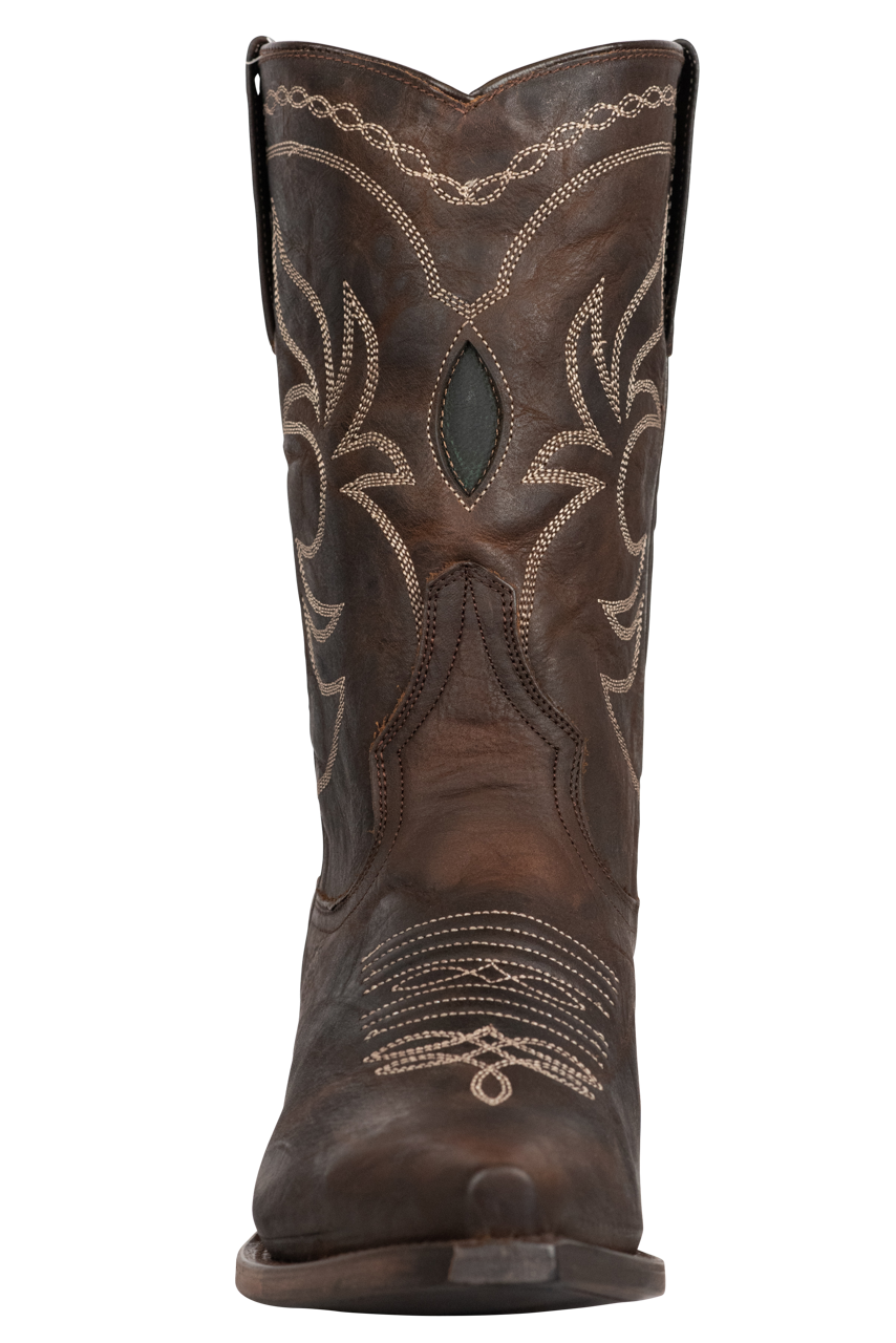 Stetson Women's Calf Leather Cowgirl Boots - Brown
