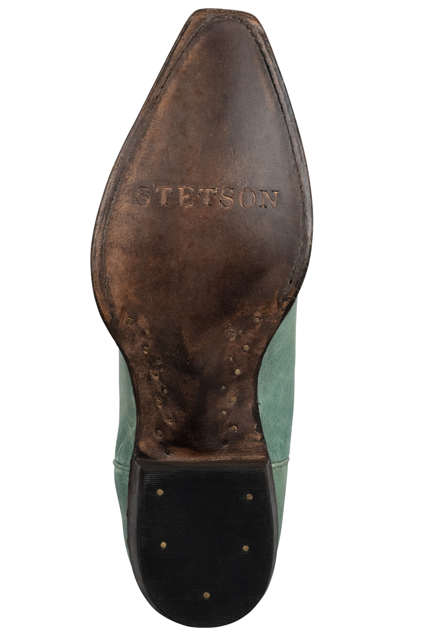 Stetson Women's Vintage Cowgirl Boots - Turquoise
