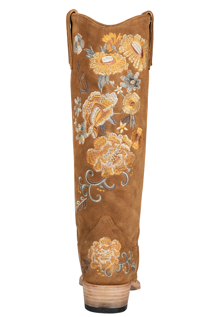 Stetson Women's Blooming Beauty Cowgirl Boots - Tan