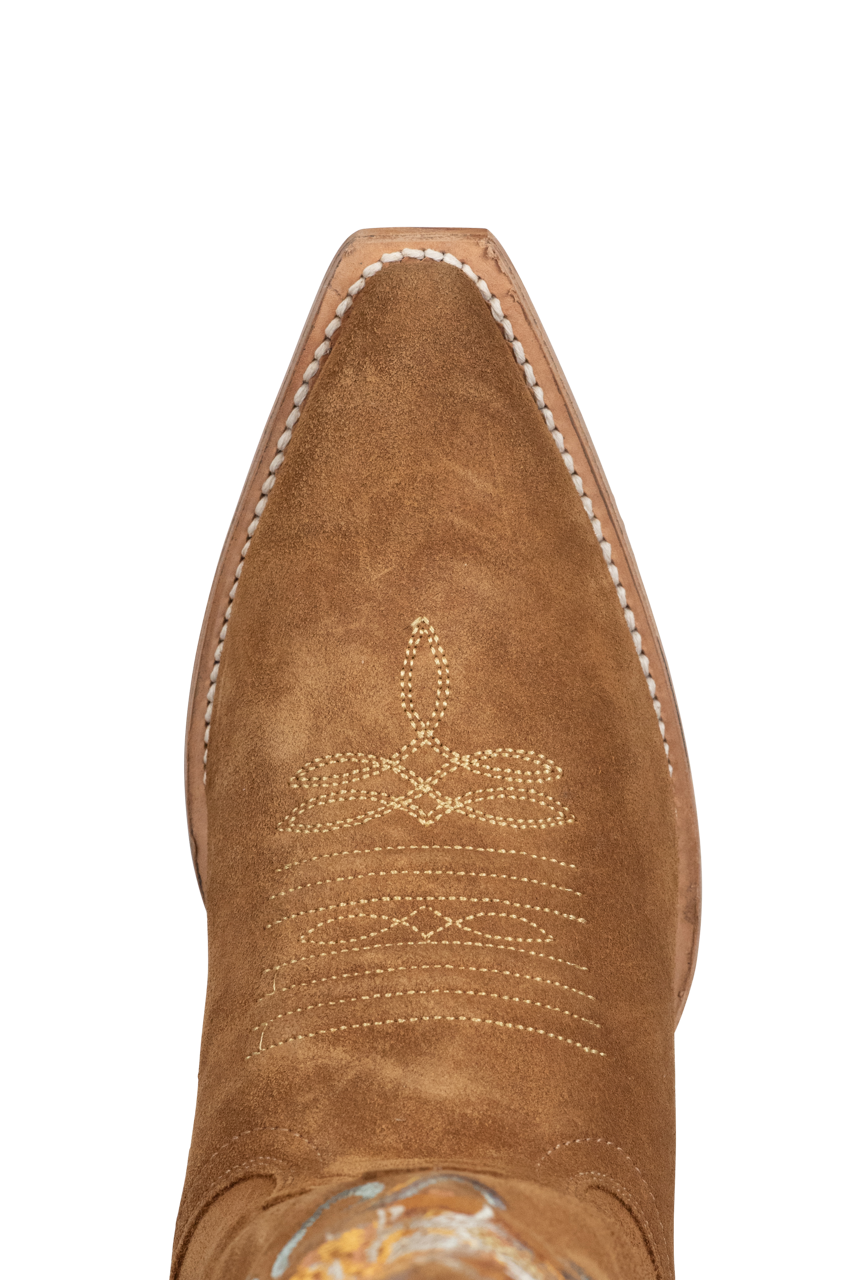 Stetson Women's Blooming Beauty Cowgirl Boots - Tan