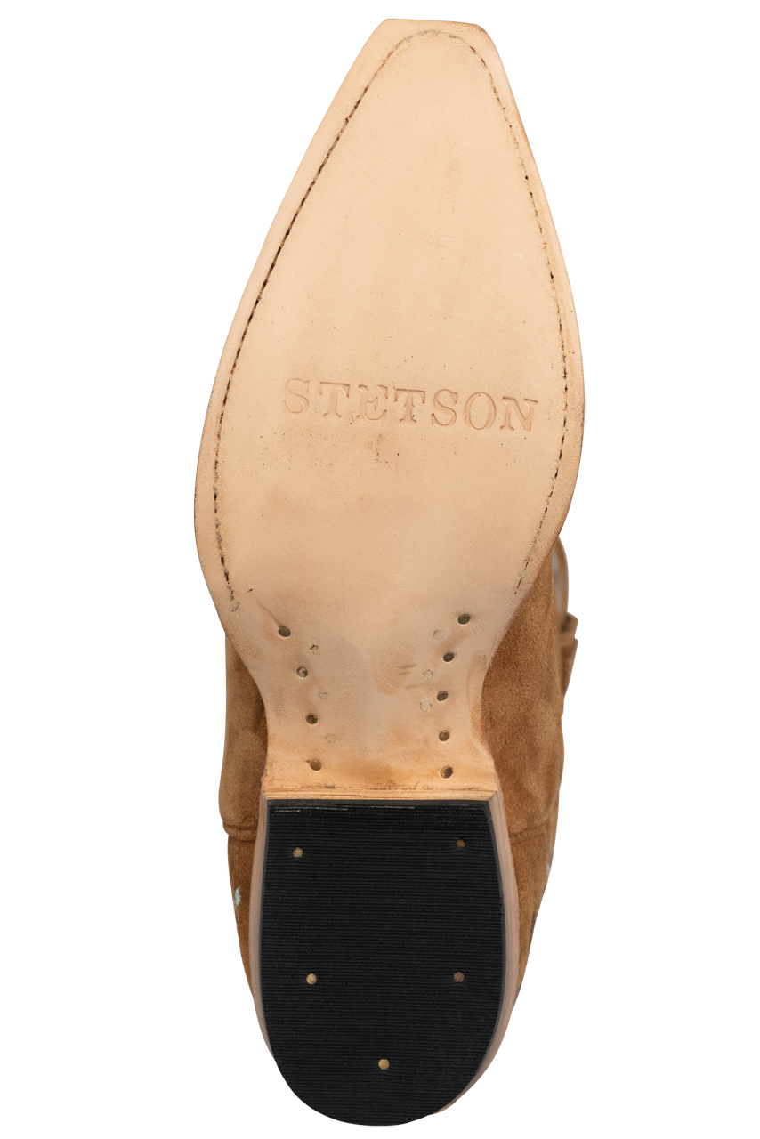 Stetson Women's Blooming Beauty Cowgirl Boots - Tan