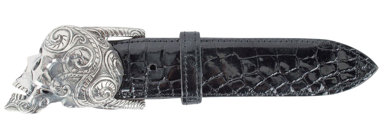 Jeff Deegan 1.5" Sugar Skull Trophy Buckle