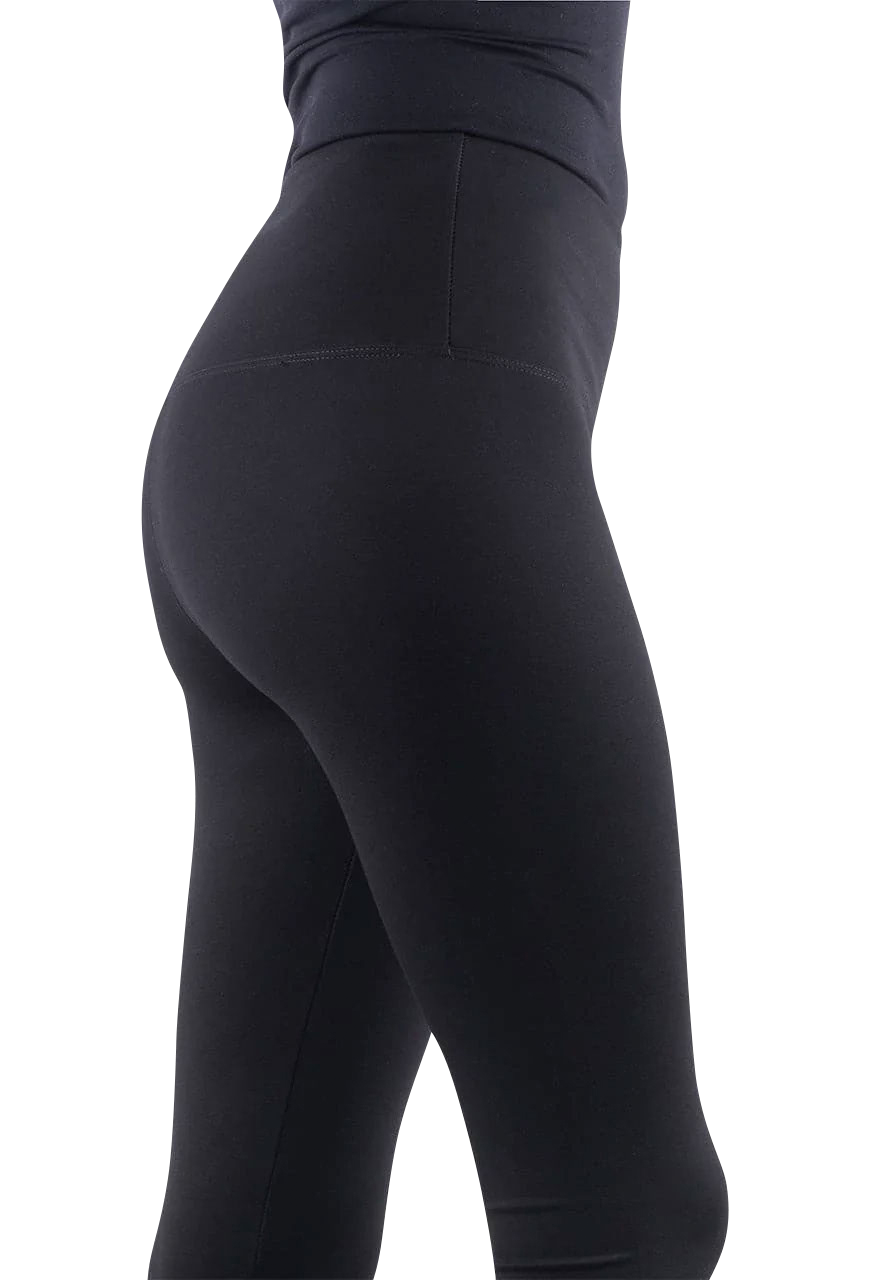 Lysse Center Seam Ponte Leggings - Black