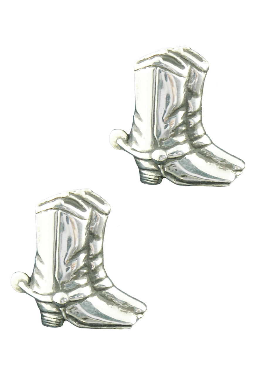 Pinto Ranch Silver Boot Cufflinks