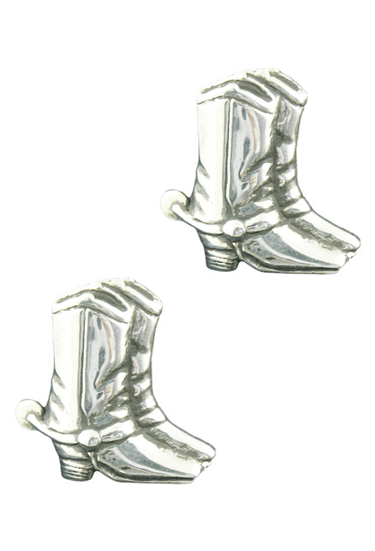 Pinto Ranch Silver Boot Cufflinks