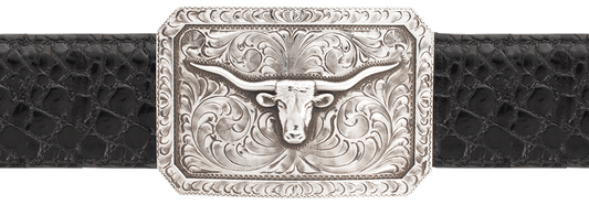 Pinto Ranch 1.5" Longhorn Trophy Buckle