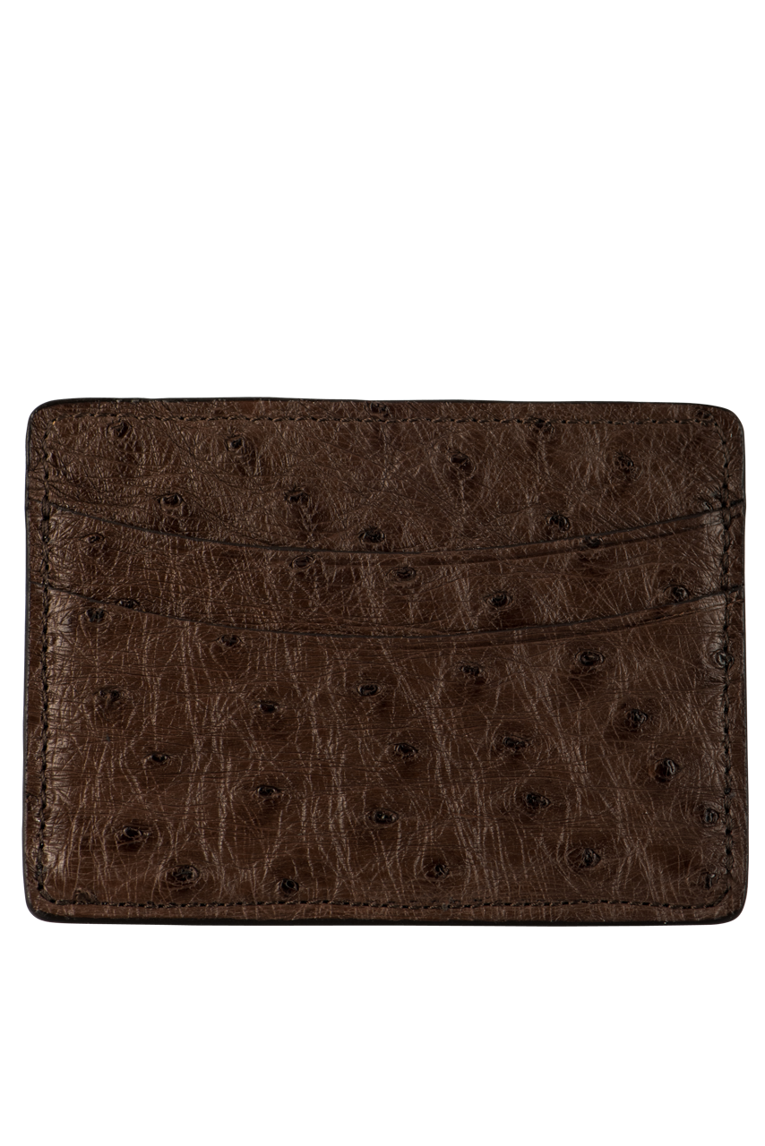 Pinto Ranch Ostrich 5-Pocket Card Case