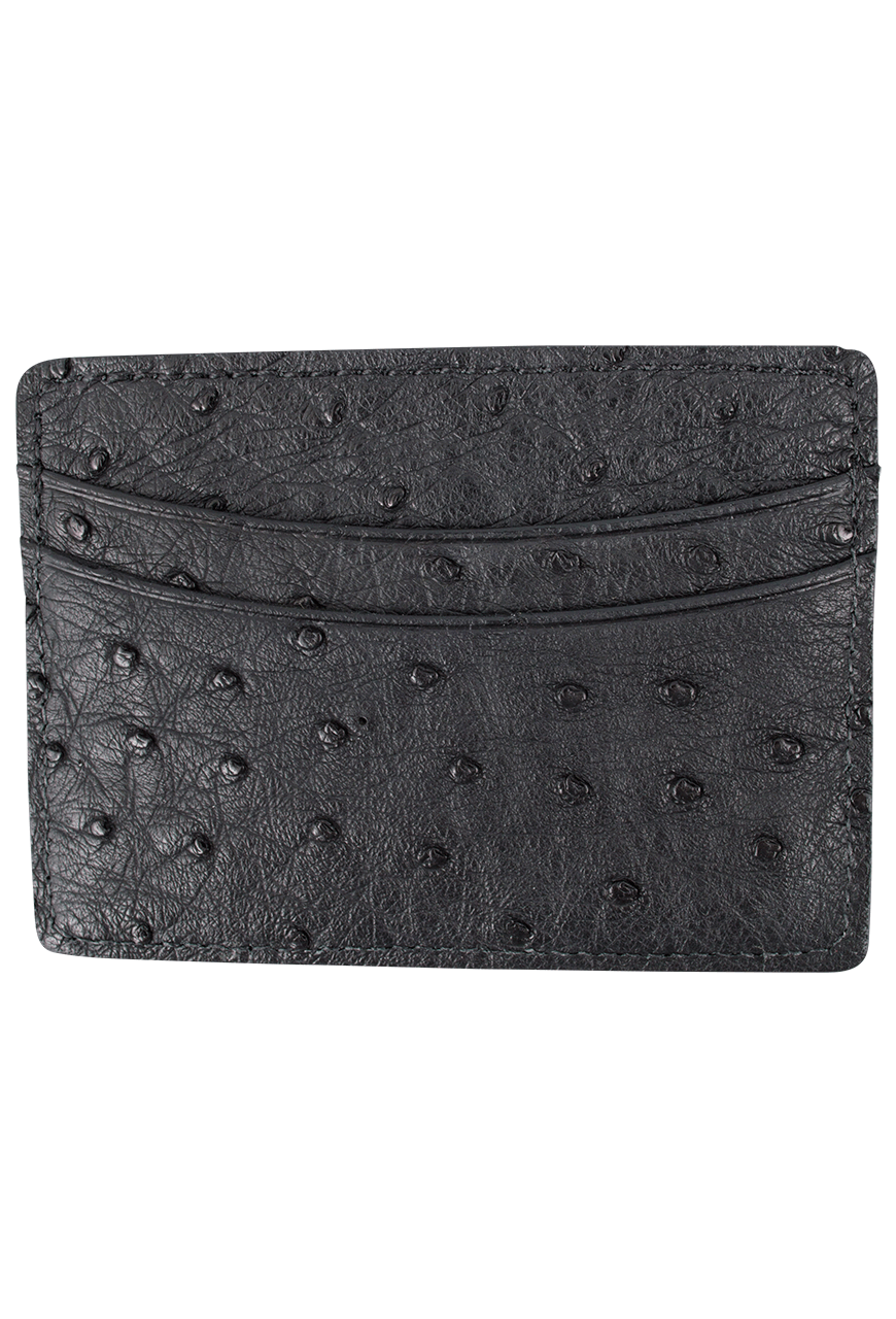 Pinto Ranch Ostrich 5-Pocket Card Case