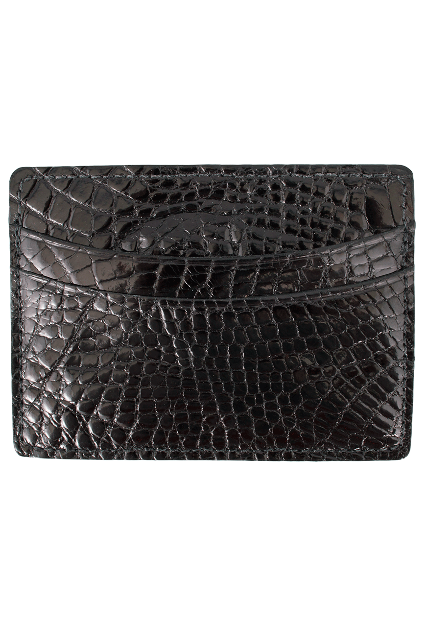 Pinto Ranch American Alligator Card Case