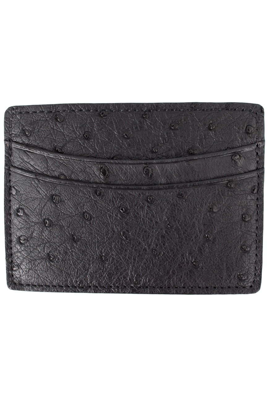 Pinto Ranch Ostrich Card Case