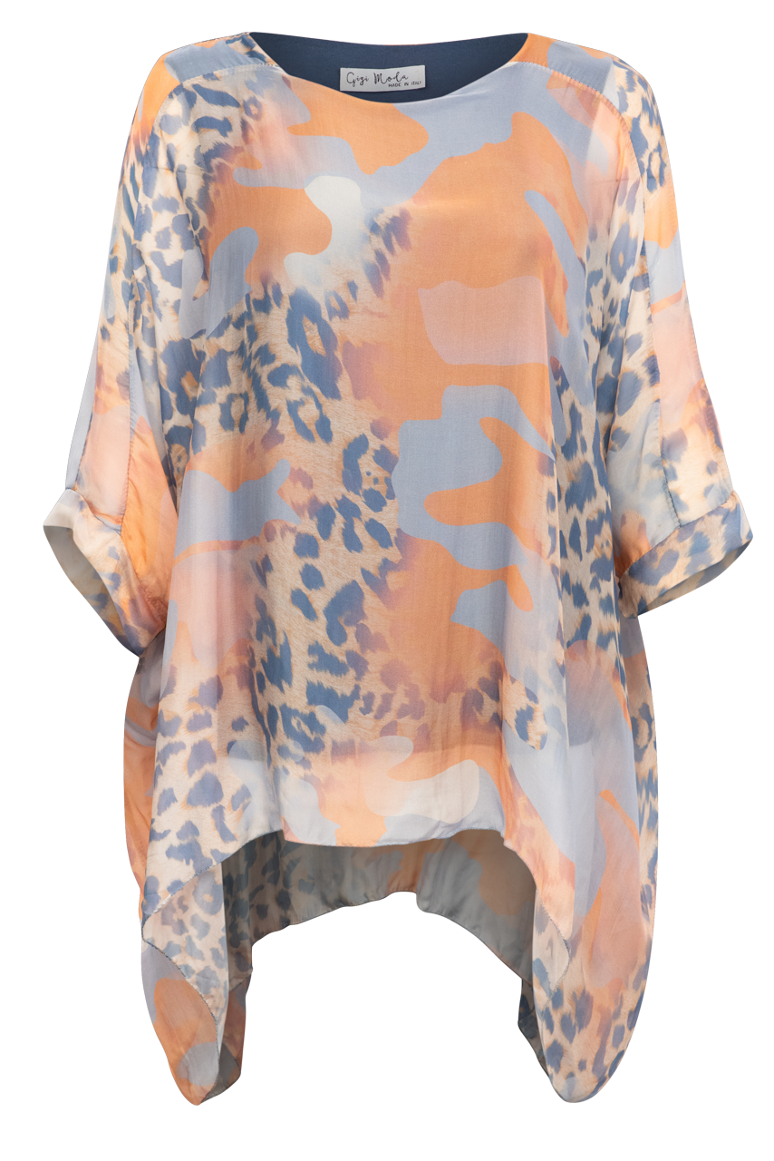 Gigi Printed Kaftan Blouse