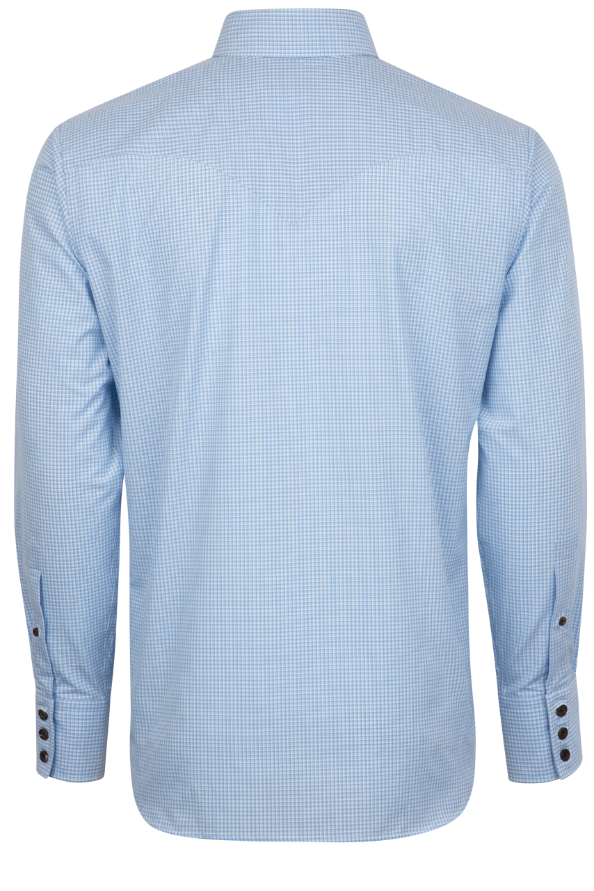 Lyle Lovett for Hamilton Button-Front Shirt - Blue