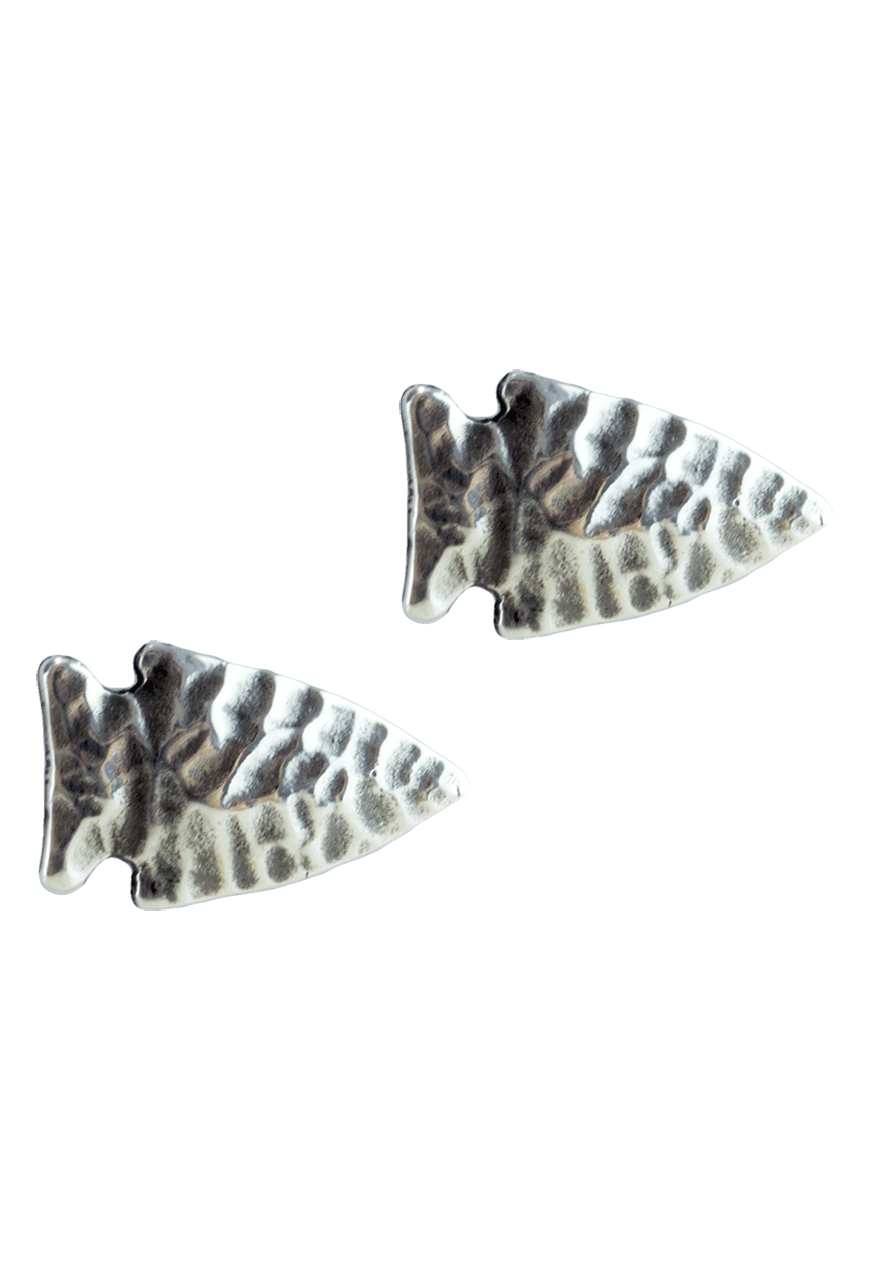 Pinto Ranch Silver Arrowhead Cufflinks