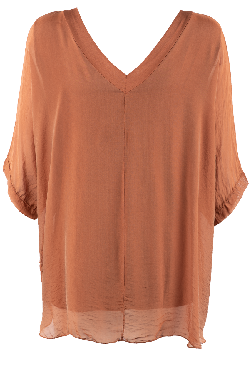 Gigi V-Neck 3/4 Sleeve Top