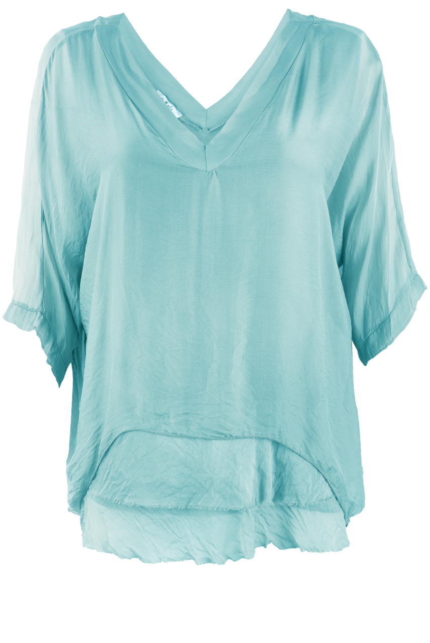 Gigi V-Neck 3/4 Sleeve Top